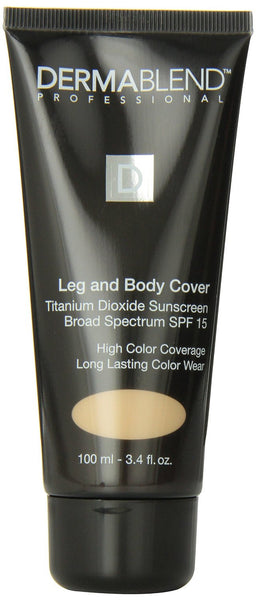 Dermablend Leg and Body Cover Make-Up SPF 15, Toast, 3.4 Ounce